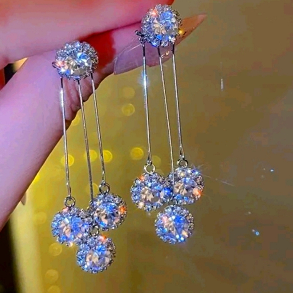 Gorgeous Swarovski Elements Tassel Drop Earrings PLUS FREE JEWELRY 🎁